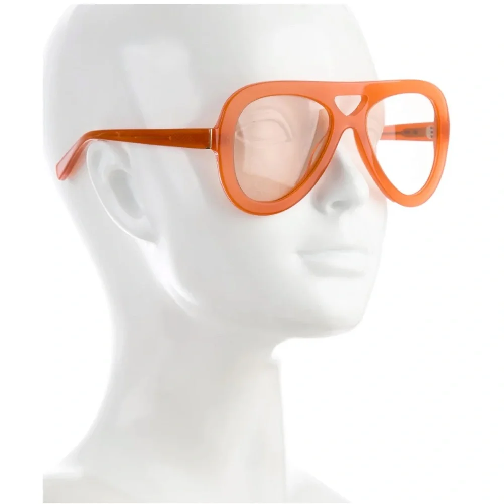 Derek Lam Charlotte Amber Women’s Plastic 54 mm Sunglasses NIB